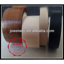 brown white or black coated ptfe adhesive fabric tape from jiangsu veik taixing weiwei in china
